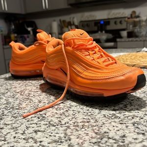 Nike, orange sneakers. Gently used!